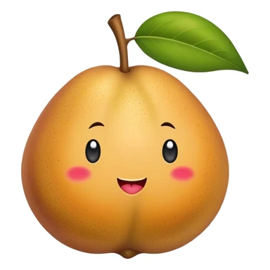 Chikoo fruit sticker