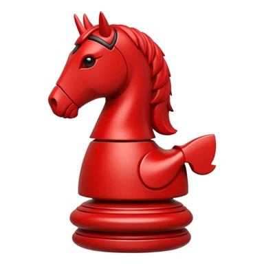 Xiangqi chess cirle piece, knight piece sticker