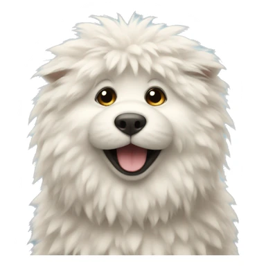 Fluffy animal sticker