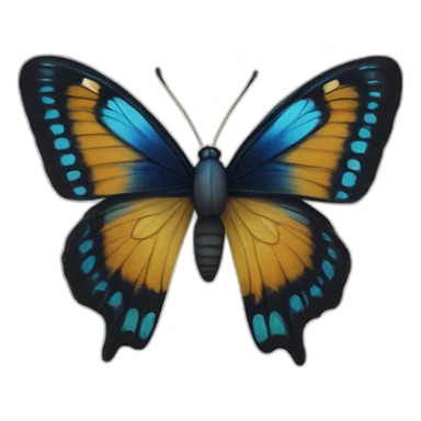 Cœur papillon  sticker
