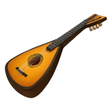 russian Folk Instrument Balalaika 3 string instead sticker