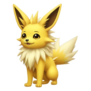 Kawaii Jolteon full body sticker
