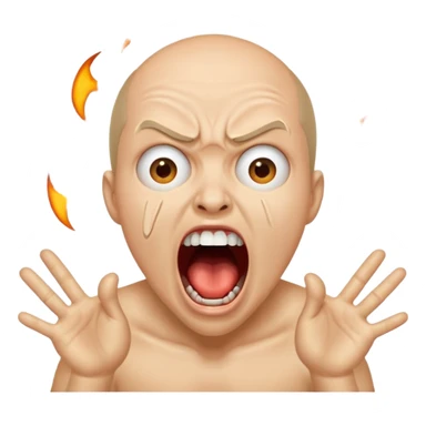 Chiche screaming sticker