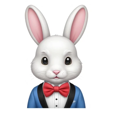 Coelho de laço sticker