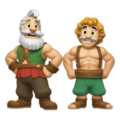 astérix et obélix sticker
