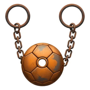 prisoner chain with ball  sticker