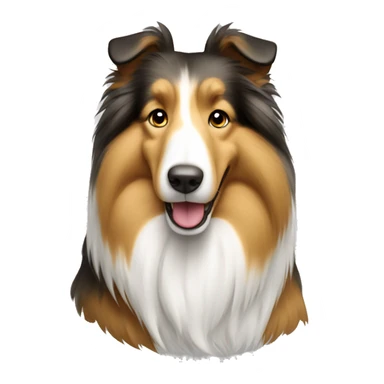 Rough collie sticker