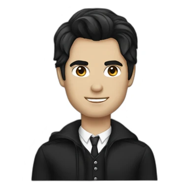 damon from vampire diaries sticker