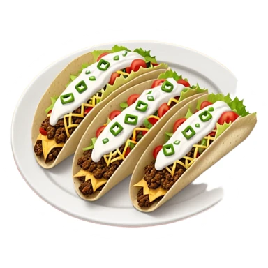 platter of tacos sticker