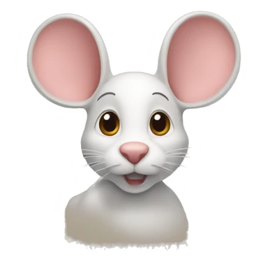 Main manche avec le mouse replié dans le premier doigt replié dans la sticker