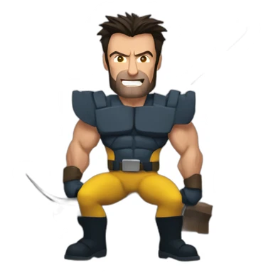 hugh jackman wolverine sticker