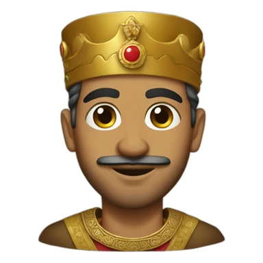 moroccan king sticker