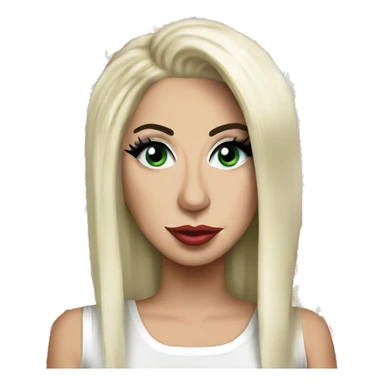 Poker face lady gaga sticker