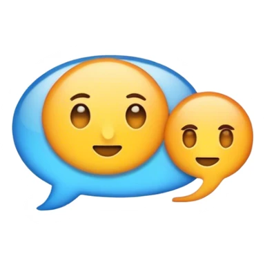 Word bubble to the left ￼ sticker