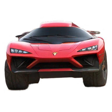 Side view Wonder woman’s feminine appearance offroad capable long-travel suspension 4x4 hypercar  sticker