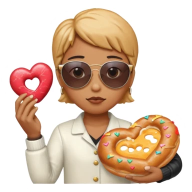 🍞🥐🇫🇷🥖🧀🍩😎🥺❤️🔮 combine every one of those emojis sticker