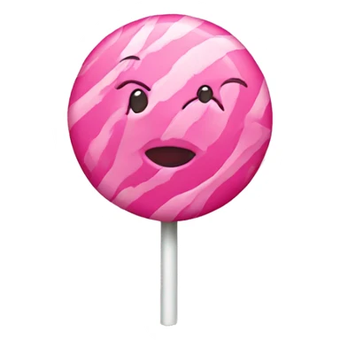 Pink lollipop  sticker