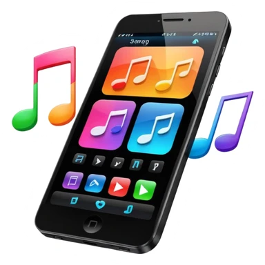 phone with music on the screen








 sticker