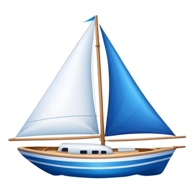 Sailboat - Sunfish (Model Year: 2021) (Iconic colour: Bright sail with blue and white) sticker