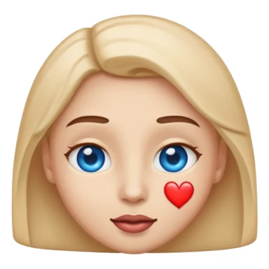Este emoji con los ojos azules 😍 sticker