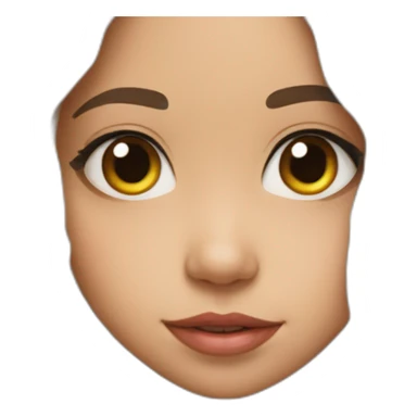 Jenna Ortega's face sticker
