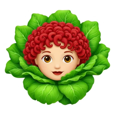 Lolla Rossa lettuce sticker