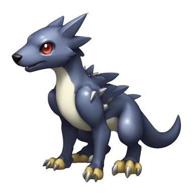 cute cool edgy shiny Digimon-Fakemon-animal full body sticker