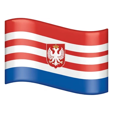 make me a emoji with serbian empire a  flag from 1914 sticker