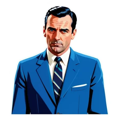Mad Men Don Draper sticker