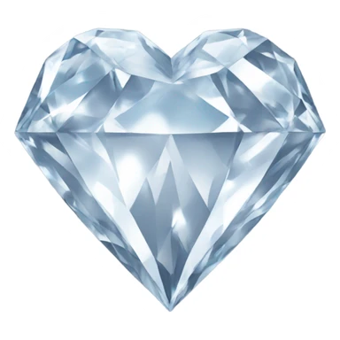 a diamond heart sticker
