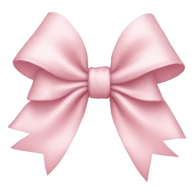 Light pink bow sticker