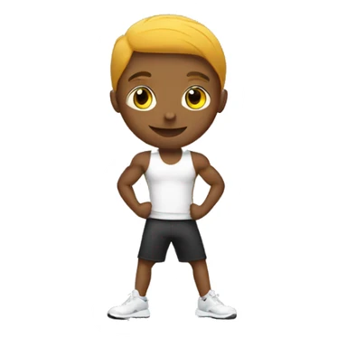 student in fitness sticker