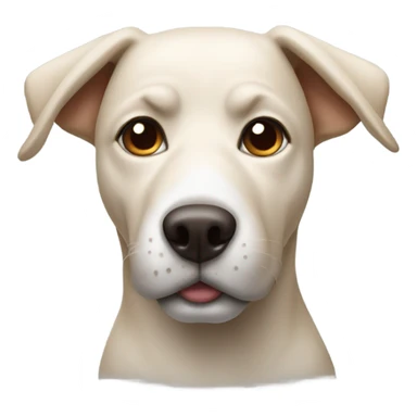 Dog with pointy ears  sticker