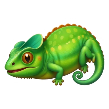 chameleon emoji sticker