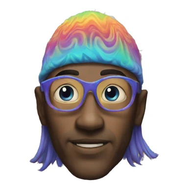 Psychedelic trippy sticker