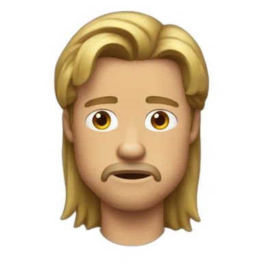 Upset Brad pitt sticker