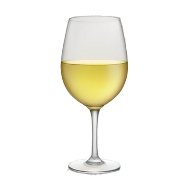 Cheers with white wine sticker