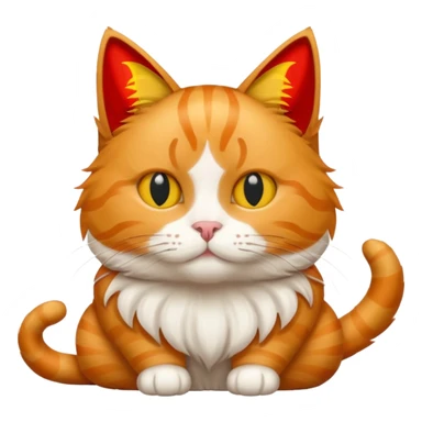 Chinese Flag Covering Cat sticker