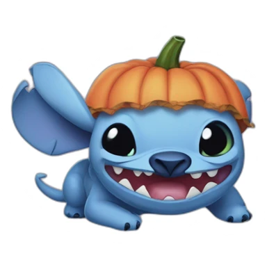 stitch deguisement d'halloween 🎃 sticker