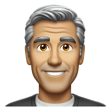 george clooney sticker