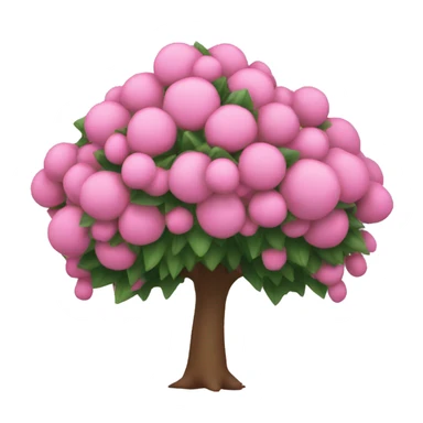 Arbol de navidad rosado sticker