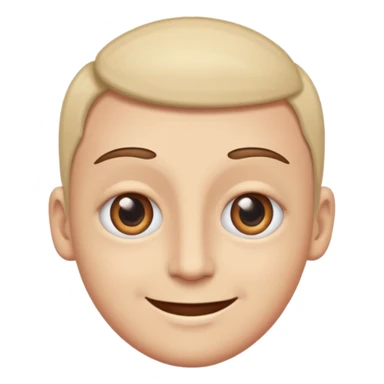 Face with eye twitch on one eye that is smiling  sticker