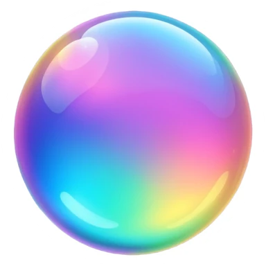 light bubble turned on NO FACE sticker