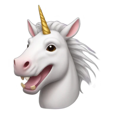 Unicorn merged with rat sticker