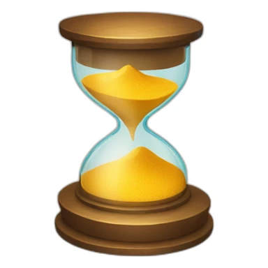 magic sandglass sticker