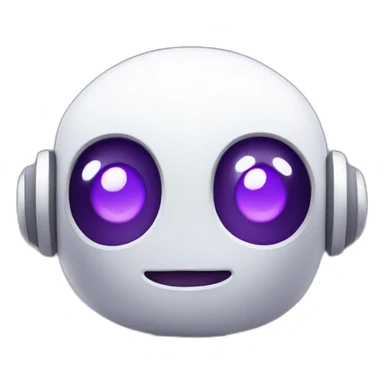 cute-baby-white-purple-robot sticker