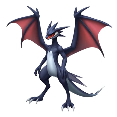 Edgy Cool Nargacuga-Noivern-Latias-Garchomp-Pokémon Full Body sticker