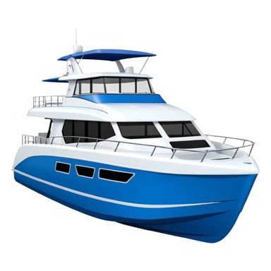 a lagoon SIXTY 7 power catamaran with no wording on it facing to the right  sticker