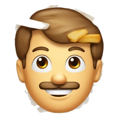 poutine mangeant du poutine sticker