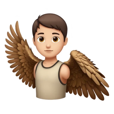 only one wing facing left direction sticker